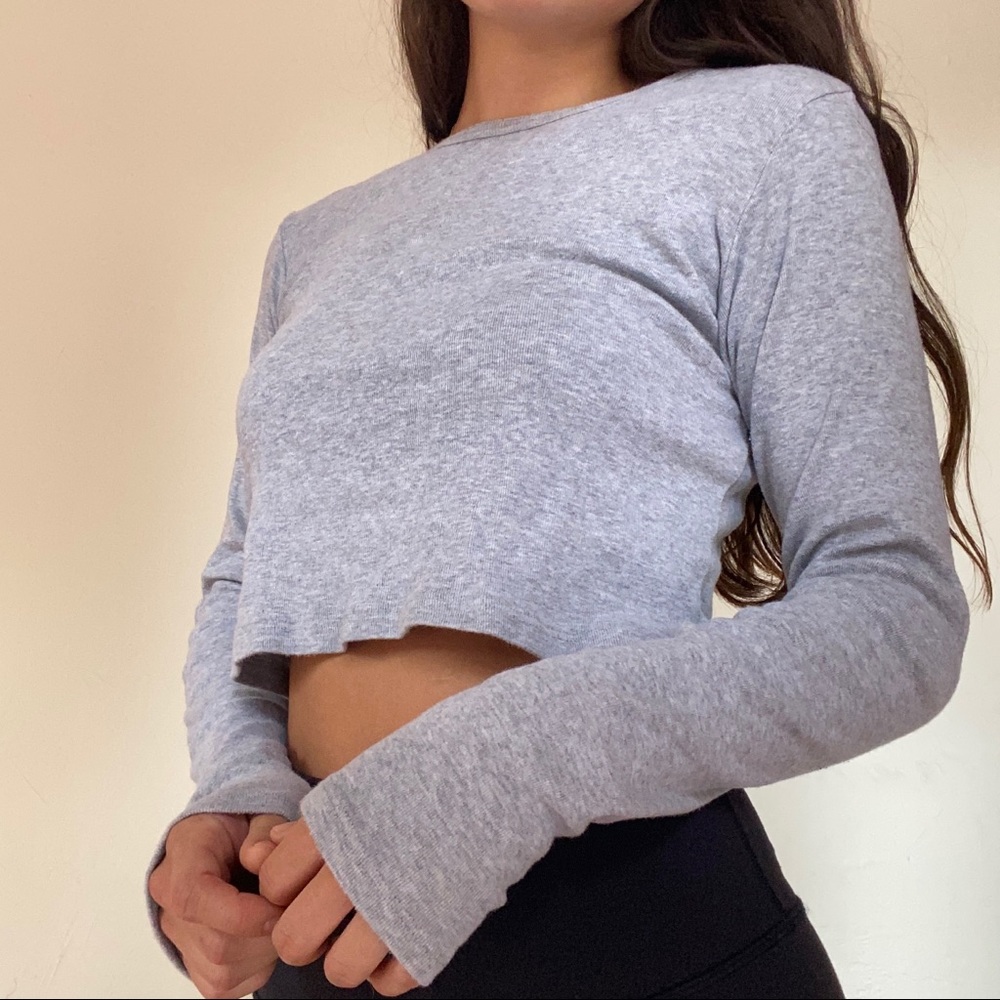 Brandy Melville Long Sleeve Crop